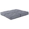 vidaXL Μαξιλάρι 2 pcs Γκρι 70 x 70 x 36 εκ Πολυεστέρας