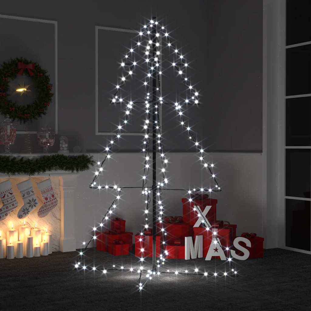 vidaXL Δέντρο από Φωτάκια 200 LED Εσωτ./Εξωτ. Χώρου 95 x 150 εκ.