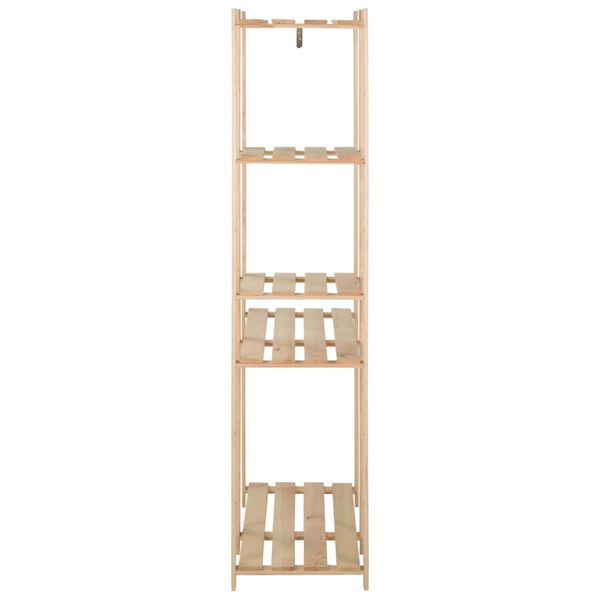 vidaXL Κρεμάστρα Ρούχων Δαπέδου 110x38x170 εκ. από Μασίφ Ξύλο Πεύκου