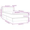 vidaXL Box Spring &Kappa;&rho;&epsilon;&beta;ά&tau;&iota; &mu;&epsilon; &sigma;&tau;&rho;ώ&mu;&alpha; &Sigma;&kappa;&omicron;ύ&rho;&omicron; &gamma;&kappa;&rho;&iota; 80x210 &epsilon;&kappa;. &Beta;&epsilon;&lambda;&omicron;ύ&delta;&iota;&nu;&omicron;