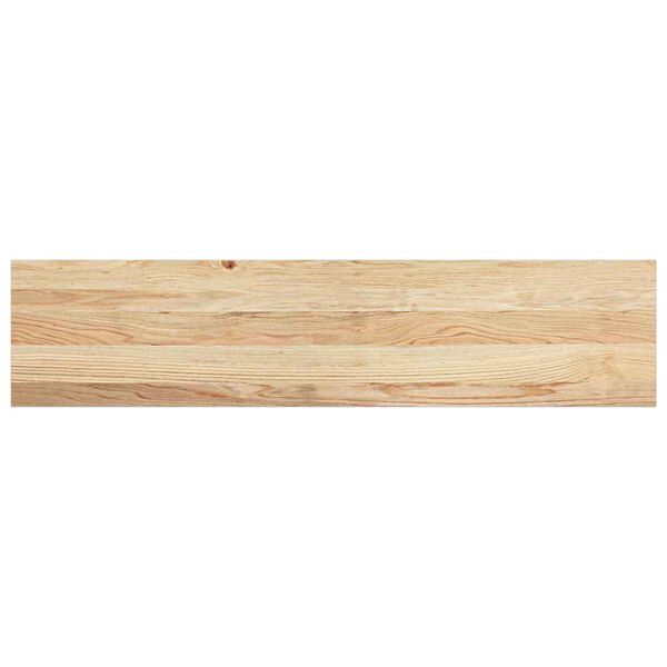 vidaXL Πατάκια Σκάλας 2 τεμ. 110x25x2 εκ. Ακατέργαστο Μασίφ Ξύλο Δρυός