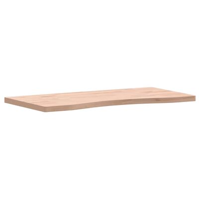 vidaXL Επιφάνεια Εργασίας 80x(36-40)x2,5 εκ. από Μασίφ Ξύλο Οξιάς