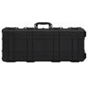 vidaXL Θήκη Πτήσης με Ρόδες Μαύρη 96 x 42 x 167 εκ. από Πολυπροπυλένιο