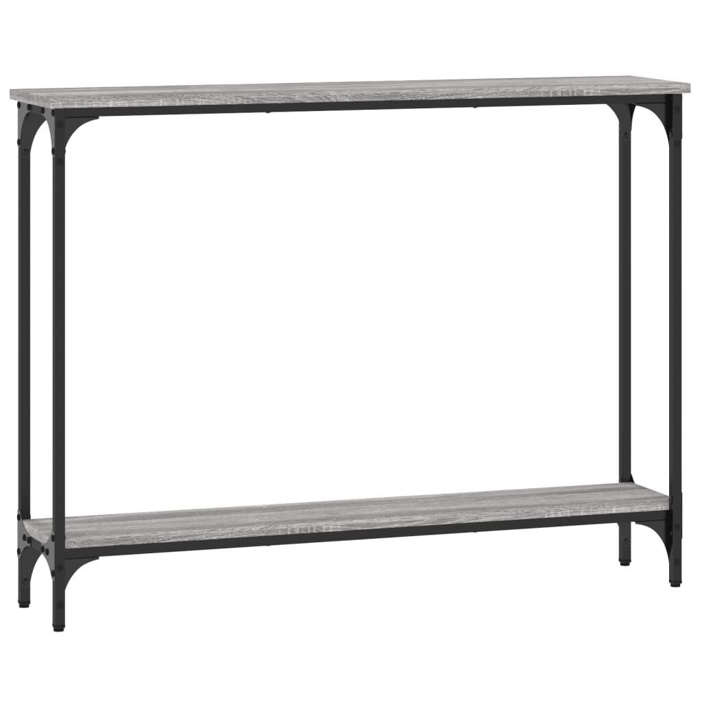vidaXL Τραπέζι Κονσόλα Γκρι Sonoma 100x22,5x75 εκ. Επεξεργασμένο Ξύλο