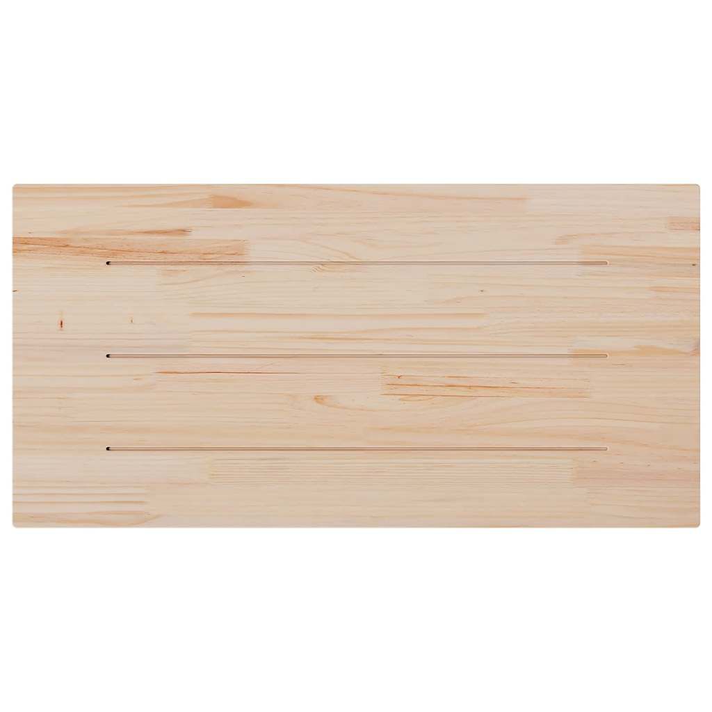 vidaXL Επιφάνεια Τραπεζιού Ορθογ. 100x60x2,5 εκ. από Μασίφ Ξύλο Πεύκου