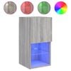 vidaXL Έ&pi;&iota;&pi;&lambda;&omicron; &Tau;&eta;&lambda;&epsilon;ό&rho;&alpha;&sigma;&eta;&sigmaf; &mu;&epsilon; LED &Gamma;&kappa;&rho;&iota; Sonoma 30,5x30x60 &epsilon;&kappa;.