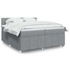 vidaXL &Kappa;&rho;&epsilon;&beta;ά&tau;&iota; Boxspring &mu;&epsilon; &Sigma;&tau;&rho;ώ&mu;&alpha; &Alpha;&nu;&omicron;&iota;&chi;&tau;ό &Gamma;&kappa;&rho;&iota; 200x200 &epsilon;&kappa;. &Upsilon;&phi;&alpha;&sigma;&mu;ά&tau;&iota;&nu;&omicron;