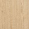 vidaXL Γραφείο Sonoma Δρυς 100 x 50 x 75 εκ. από Επεξεργασμένο Ξύλο
