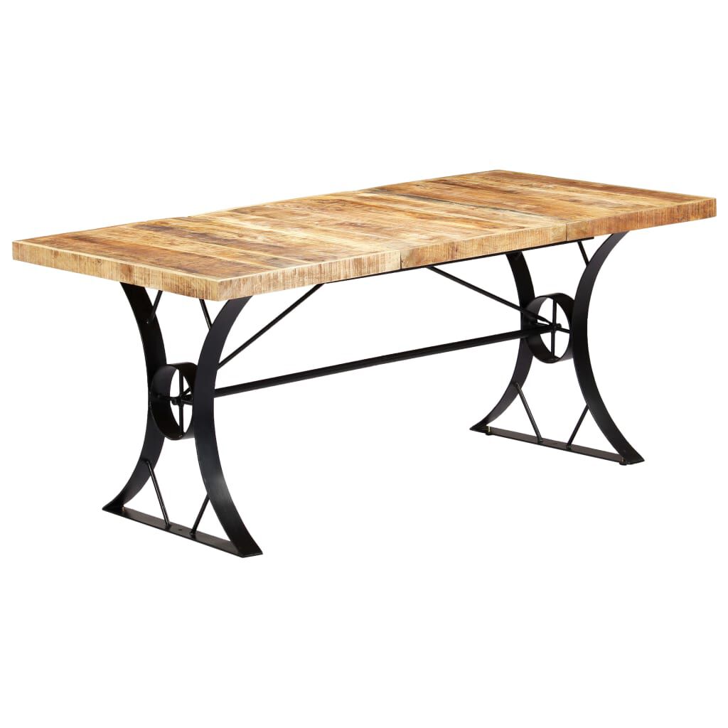 vidaXL Τραπεζαρία 180 x 90 x 76 εκ. από Μασίφ Ξύλο Μάνγκο