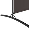 vidaXL Διαχωριστικό Δωματίου με 2 Πάνελ Καφέ 175 x 180 εκ. από Ύφασμα