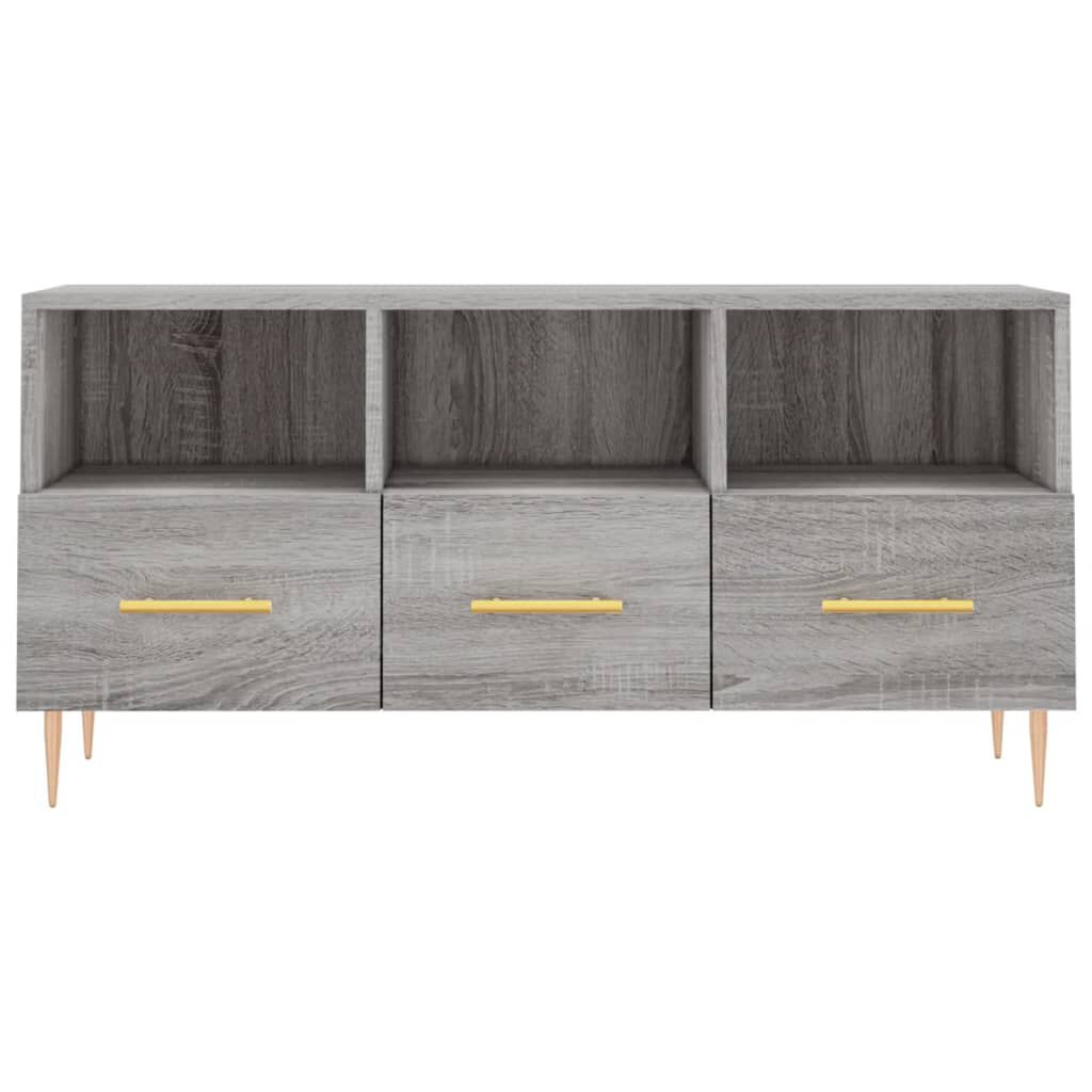 vidaXL Έπιπλο Τηλεόρασης Γκρι Sonoma 102 x 36 x 50 εκ. Επεξεργ. Ξύλο