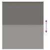 vidaXL Roller Blind Blackout &gamma;&kappa;&rho;ί 130x150 cm &Pi;&lambda;ά&tau;&omicron;&sigmaf; &upsilon;&phi;ά&sigma;&mu;&alpha;&tau;&omicron;&sigmaf; 126,6cm