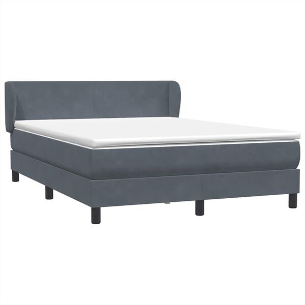 vidaXL &Kappa;&rho;&epsilon;&beta;ά&tau;&iota; Boxspring &mu;&epsilon; &Sigma;&tau;&rho;ώ&mu;&alpha; &Sigma;&kappa;&omicron;ύ&rho;&omicron; &Gamma;&kappa;&rho;&iota; 140x210 &epsilon;&kappa;. &Beta;&epsilon;&lambda;&omicron;ύ&delta;&iota;&nu;&omicron;