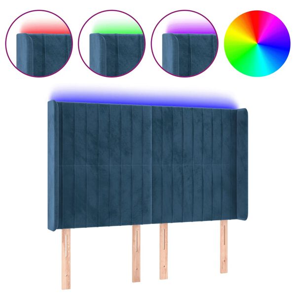 vidaXL &Kappa;&epsilon;&phi;&alpha;&lambda;ά&rho;&iota; &Kappa;&rho;&epsilon;&beta;&alpha;&tau;&iota;&omicron;ύ LED &Sigma;&kappa;&omicron;ύ&rho;&omicron; &Mu;&pi;&lambda;&epsilon; 147x16x118/128 &epsilon;&kappa;. &Beta;&epsilon;&lambda;&omicron;ύ&delta;&iota;&nu;&omicron;