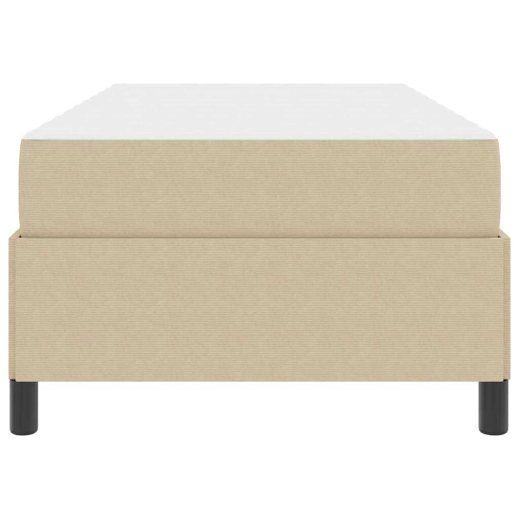vidaXL Σκελετός Κρεβατιού Ανοιχτό γκρι 90 x 190 cm Βελούδο