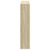 vidaXL Βιβλιοθήκη Sonoma Δρυς 137,5x29x137,5εκ. Επεξεργασμένο Ξύλο