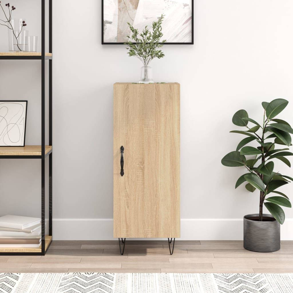 vidaXL Ντουλάπι Sonoma Δρυς 34,5x34x90 εκ. από Επεξεργασμένο Ξύλο