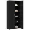 vidaXL Highboard 2 pcs &Mu;&alpha;ύ&rho;&eta; &Omicron;&xi;&upsilon;ά 80 x 42 x 185 &epsilon;&kappa;