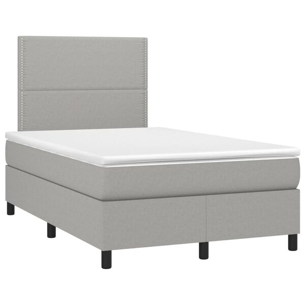 vidaXL &Kappa;&rho;&epsilon;&beta;ά&tau;&iota; Boxspring &mu;&epsilon; &Sigma;&tau;&rho;ώ&mu;&alpha; &Alpha;&nu;&omicron;&iota;&chi;&tau;ό &Gamma;&kappa;&rho;&iota; 120x190 &epsilon;&kappa;. &Upsilon;&phi;&alpha;&sigma;&mu;ά&tau;&iota;&nu;&omicron;