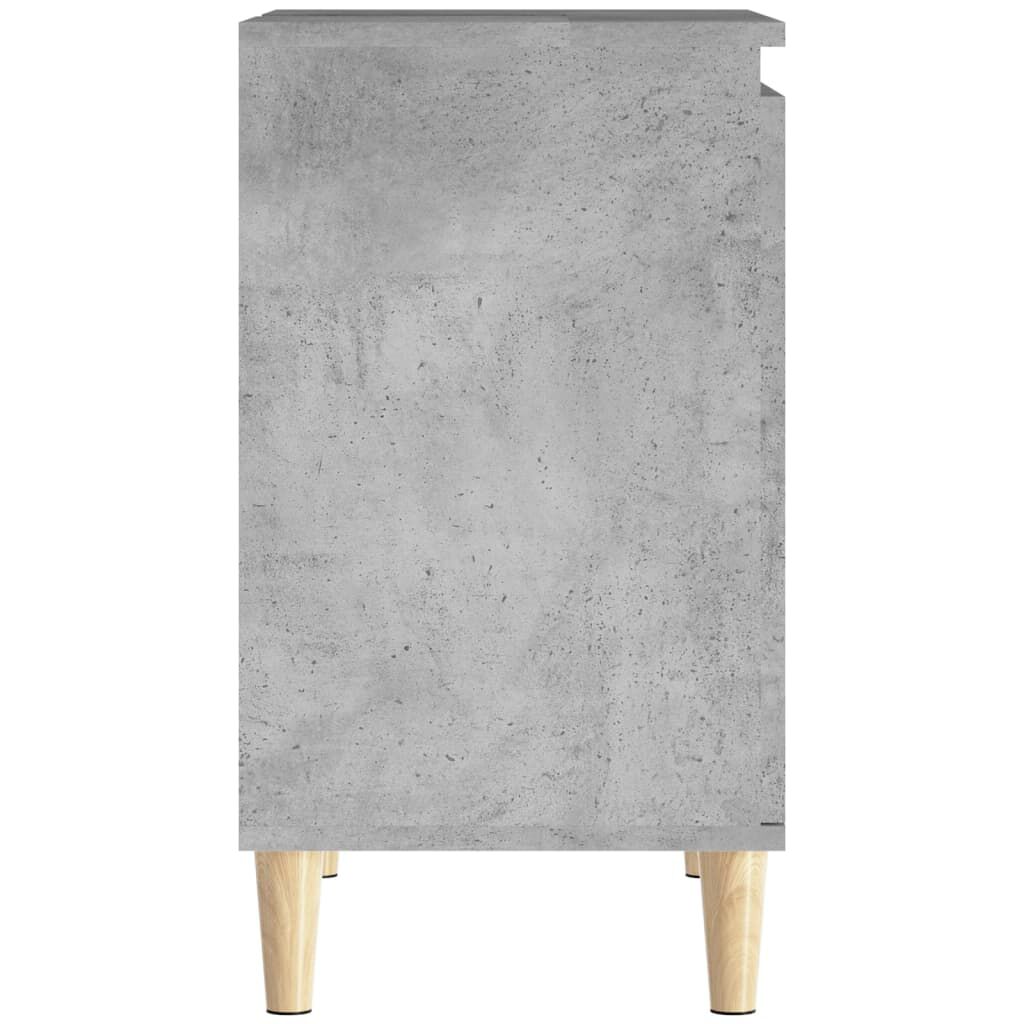 vidaXL Ντουλάπι Νιπτήρα Γκρι Σκυρ. 58x33x60 εκ. Επεξεργασμένο Ξύλο