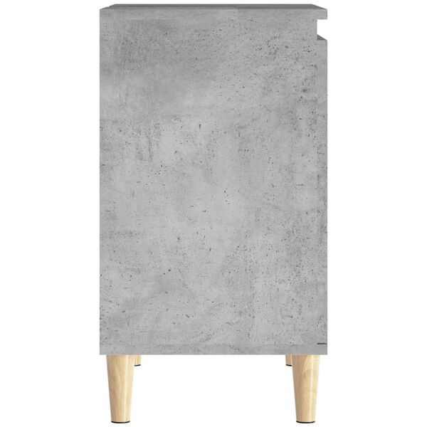 vidaXL Ντουλάπι Νιπτήρα Γκρι Σκυρ. 58x33x60 εκ. Επεξεργασμένο Ξύλο