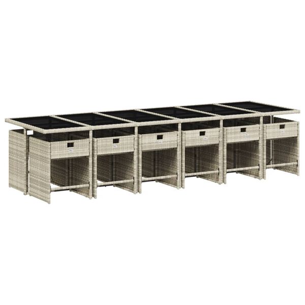 vidaXL &Tau;&rho;&alpha;&pi;&epsilon;&zeta;&alpha;&rho;ί&alpha; &Kappa;ή&pi;&omicron;&upsilon; 13 &Tau;&epsilon;&mu;&alpha;&chi;ί&omega;&nu; &Gamma;&kappa;&rho;&iota; &Sigma;&upsilon;&nu;&theta;&epsilon;&tau;&iota;&kappa;ό &Rho;&alpha;&tau;ά&nu; &mu;&epsilon; &Mu;&alpha;&xi;&iota;&lambda;ά&rho;&iota;&alpha;