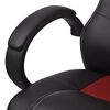 vidaXL Καρέκλα Γραφείου Executive Racing Κόκκινη από Συνθετικό Δέρμα
