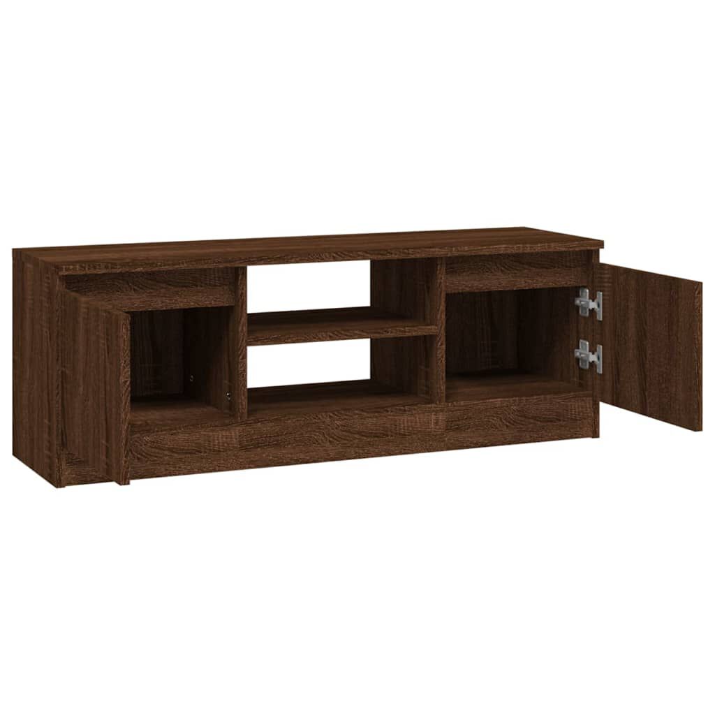 vidaXL Έπιπλο Τηλεόρασης με Πόρτα Καφέ Δρυς 102 x 30 x 36 εκ.