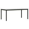 vidaXL &Tau;&rho;&alpha;&pi;&epsilon;&zeta;&alpha;&rho;ί&alpha; &Lambda;&epsilon;&upsilon;&kappa;ό 180 x 90 x 75 cm &Sigma;&tau;&epsilon;&rho;&epsilon;ά &xi;&upsilon;&lambda;&epsilon;ί&alpha; &pi;&epsilon;ύ&kappa;&omicron;&upsilon;
