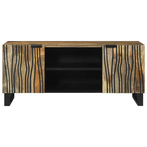 vidaXL Ντουλάπα Τηλεόρασης 105x33.5x46 cm Μασίφ ξύλο μάνγκο