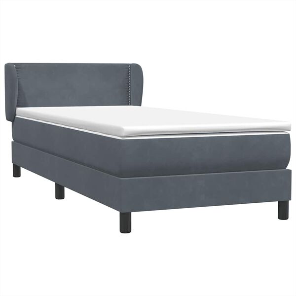 vidaXL Box Spring &Kappa;&rho;&epsilon;&beta;ά&tau;&iota; &mu;&epsilon; &sigma;&tau;&rho;ώ&mu;&alpha; &Sigma;&kappa;&omicron;ύ&rho;&omicron; &gamma;&kappa;&rho;&iota; 100x220 &epsilon;&kappa;. &Beta;&epsilon;&lambda;&omicron;ύ&delta;&iota;&nu;&omicron;