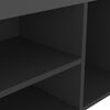 vidaXL Παπουτσοθήκη Γκρι 80 x 30 x 47 εκ. Επεξ. Ξύλο με Μαξιλάρι
