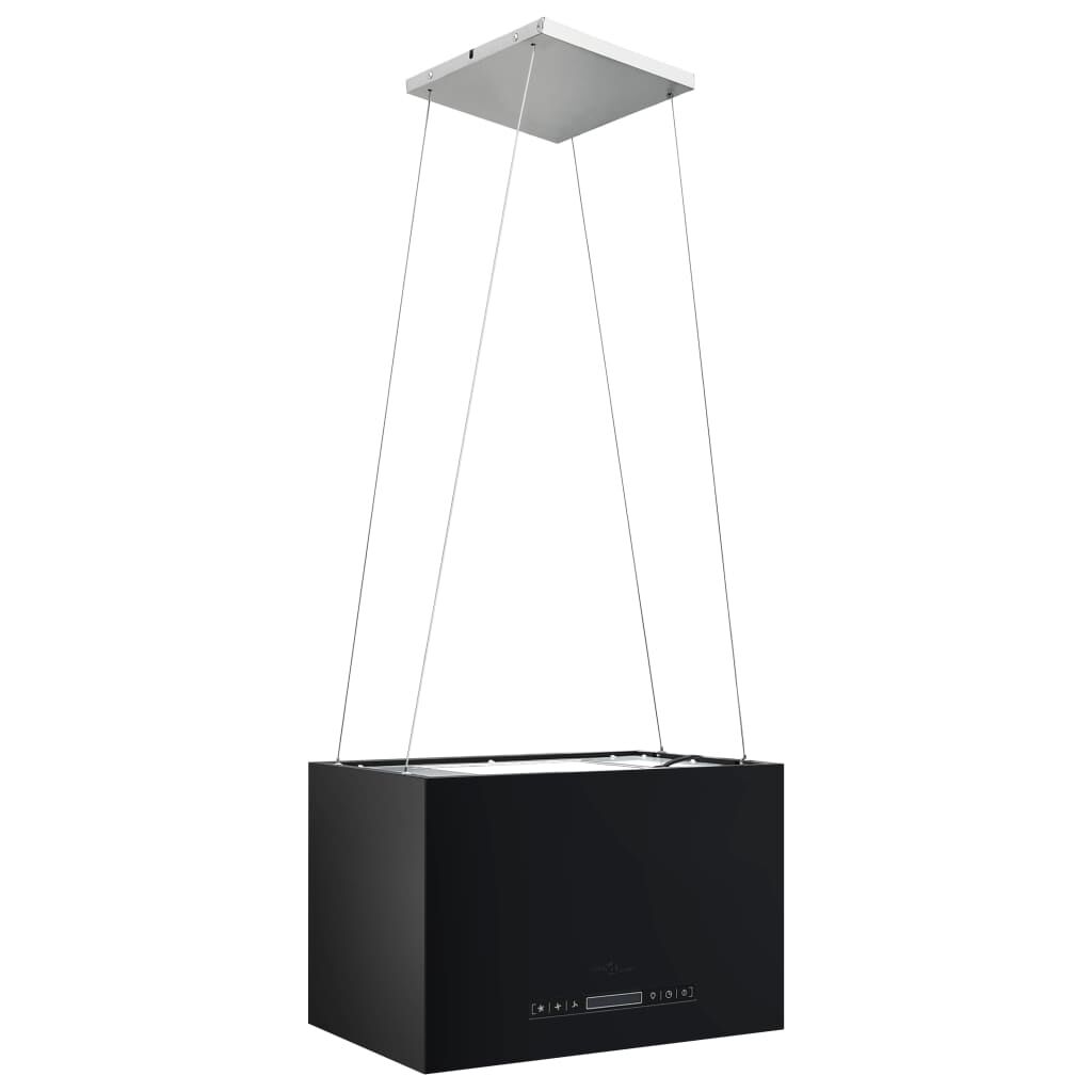 vidaXL Απορροφητήρας Νησίδα Κρεμαστός Αφής με LCD 55 εκ. Ατσάλινος