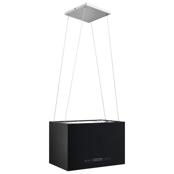 vidaXL Απορροφητήρας Νησίδα Κρεμαστός Αφής με LCD 55 εκ. Ατσάλινος