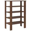 vidaXL Ράφι παπουτσιών καφέ δρυς 61x32x87,5 cm Κατασκευασμένο ξύλο
