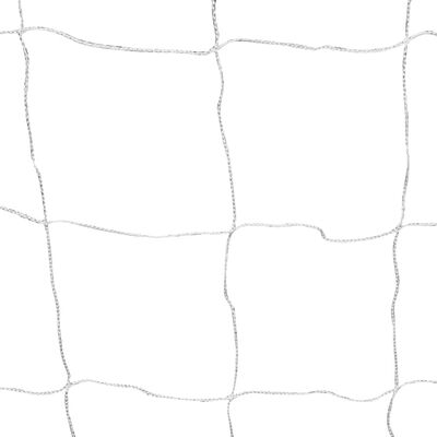 Σετ Τέρμα Ποδοσφαίρου με Δίχτυ 240 x 90 x 150 εκ. από Ατσάλι