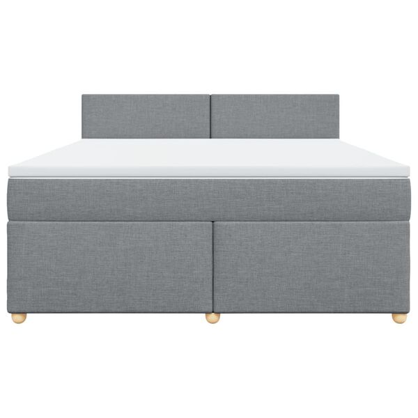 vidaXL &Kappa;&rho;&epsilon;&beta;ά&tau;&iota; Boxspring &mu;&epsilon; &Sigma;&tau;&rho;ώ&mu;&alpha; &Alpha;&nu;&omicron;&iota;&chi;&tau;ό &Gamma;&kappa;&rho;&iota; 180x200 &epsilon;&kappa;. &Upsilon;&phi;&alpha;&sigma;&mu;ά&tau;&iota;&nu;&omicron;