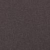 vidaXL Κρεβάτι Boxspring με Στρώμα Σκούρο Καφέ 120x190 εκ Υφασμάτινο