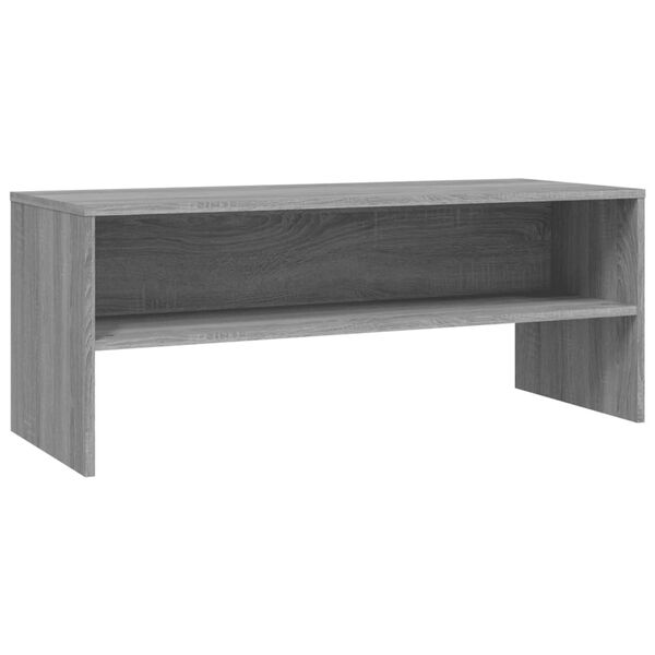 vidaXL Έπιπλο Τηλεόρασης Γκρι Sonoma 100x40x40 εκ. από Επεξεργ. Ξύλο