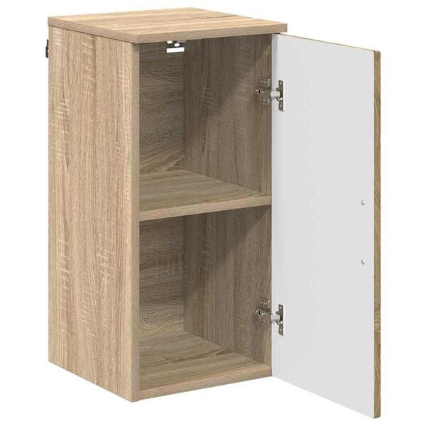 vidaXL Ντουλάπι Μπάνιου με αποθήκευση Sonoma Δρυς 30 x 31,5 x 61 εκ