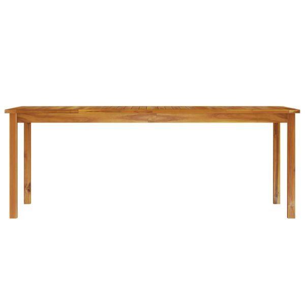 vidaXL Τραπέζι Κήπου 200 x 100 x 74 εκ. από Μασίφ Ξύλο Ακακίας