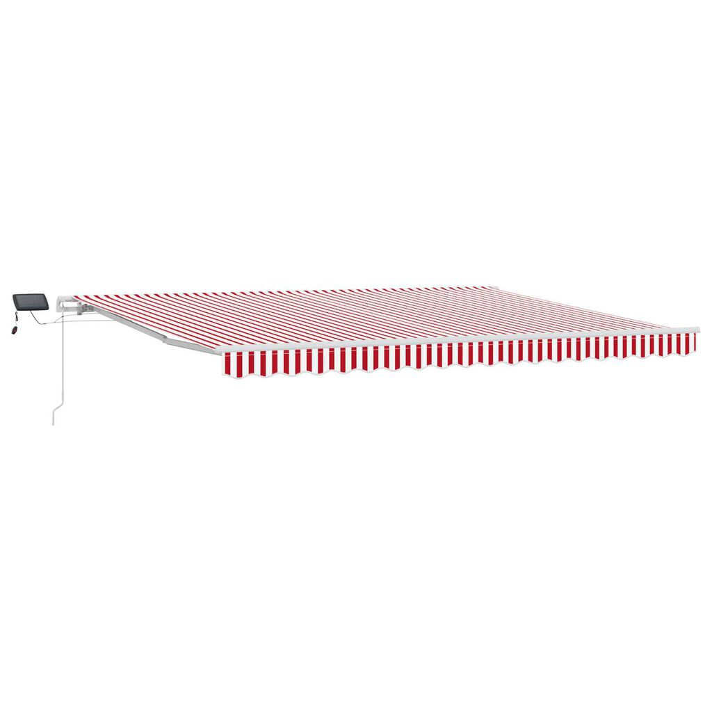vidaXL Ανασυρόμενη Τέντα Κόκκινη και Λευκή with Κόκκινο και λευκό