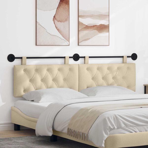 vidaXL &Kappa;&rho;&epsilon;&mu;&alpha;&sigma;&tau;ό &Kappa;&epsilon;&phi;&alpha;&lambda;ά&rho;&iota; &Epsilon;&pi;&iota;&tau;&omicron;ί&chi;&iota;&omicron; &Kappa;&rho;&epsilon;&mu; 190 x 55 x 7 &epsilon;&kappa; ύ&phi;&alpha;&sigma;&mu;&alpha;