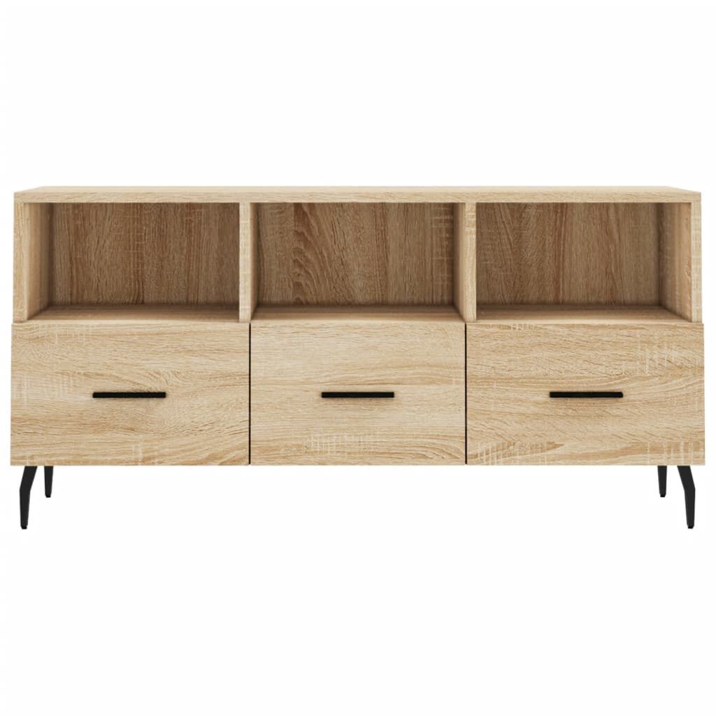 vidaXL Έπιπλο Τηλεόρασης Sonoma Δρυς 102 x 36 x 50 εκ. Επεξεργ. Ξύλο