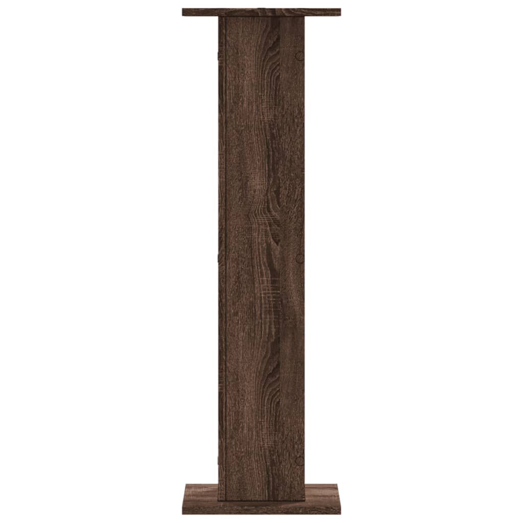 vidaXL Βάσεις Ηχείων 2 Τεμ. Καφέ Δρυς 30x30x95 εκ. Επεξεργασμένο Ξύλο