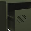 vidaXL Έπιπλο Τηλεόρασης Λαδί 202x39x43,5 εκ. Ατσάλι Ψυχρής Έλασης