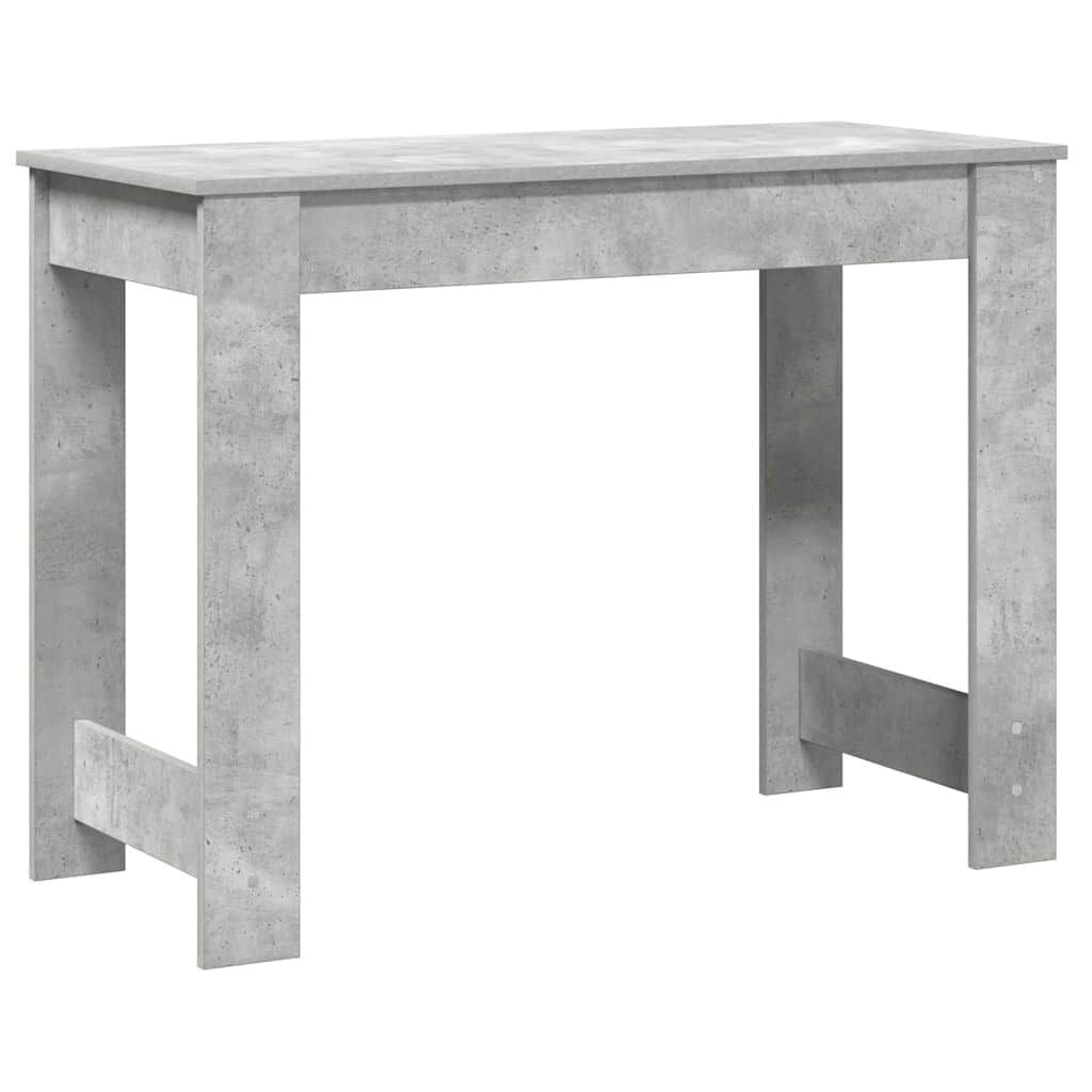 vidaXL Γραφείο Γκρι του Σκυροδέματος 100x45x75 εκ. από Μοριοσανίδα