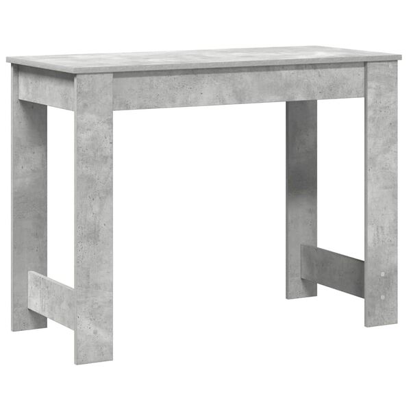 vidaXL Γραφείο Γκρι του Σκυροδέματος 100x45x75 εκ. από Μοριοσανίδα