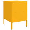 vidaXL Κομοδίνα 2 τεμ. Μουσταρδί 36x39x50,5 εκ. από Χάλυβα