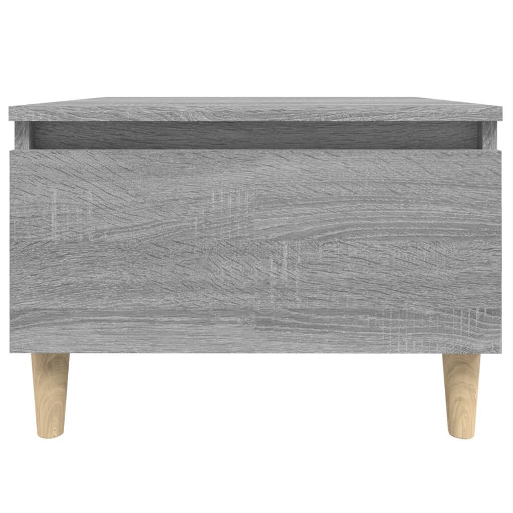 vidaXL Τραπέζι Βοηθητικό Γκρι Sonoma 50x46x35 εκ. Επεξεργασμένο Ξύλο